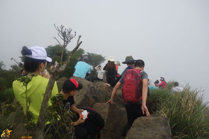 加里山山頂休息