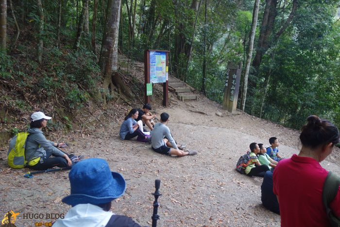 白毛山登山口回程