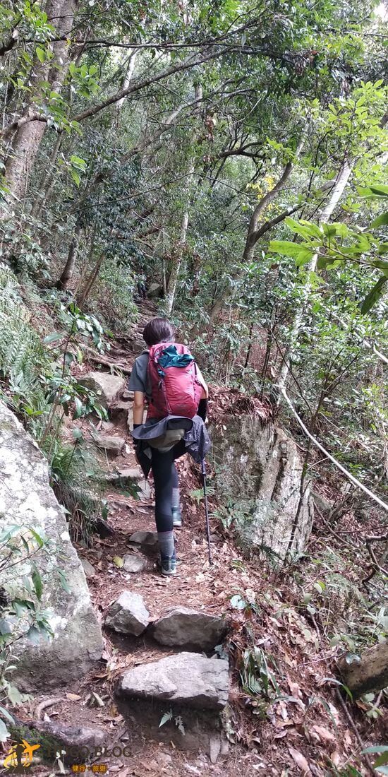 波津加山1K上坡