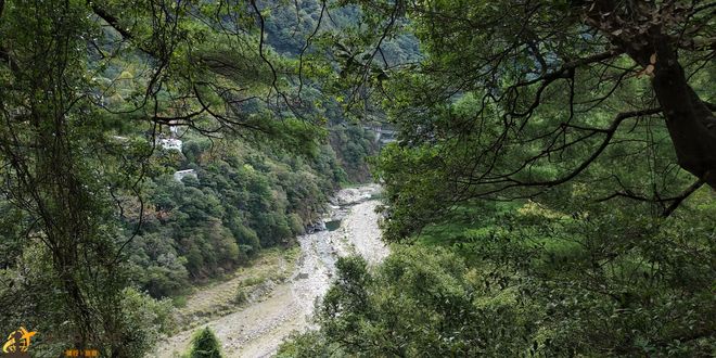 波津加山大甲溪河畔